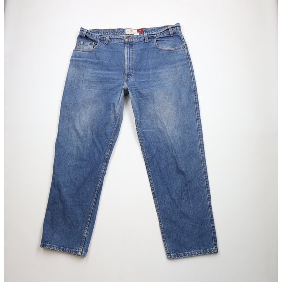 Vintage 90s Levis 545 Mens 44x32 Distressed Baggy Loose Fit Denim Jeans USA